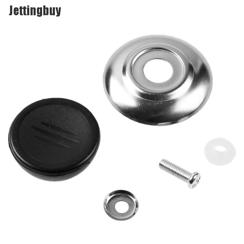 Jettingbuy 6pcs pan lid Kitchen Pot Pan Replacement Cover Handle Knobs Anti Scalding Black