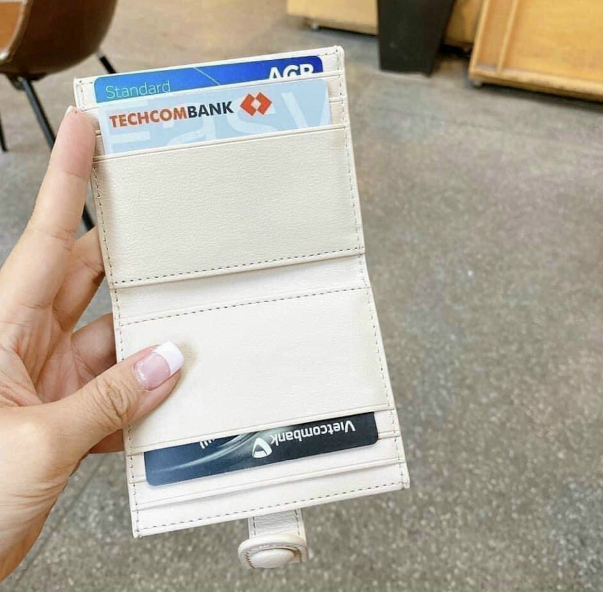 Ví CNK Nữ Khóa Bấm
