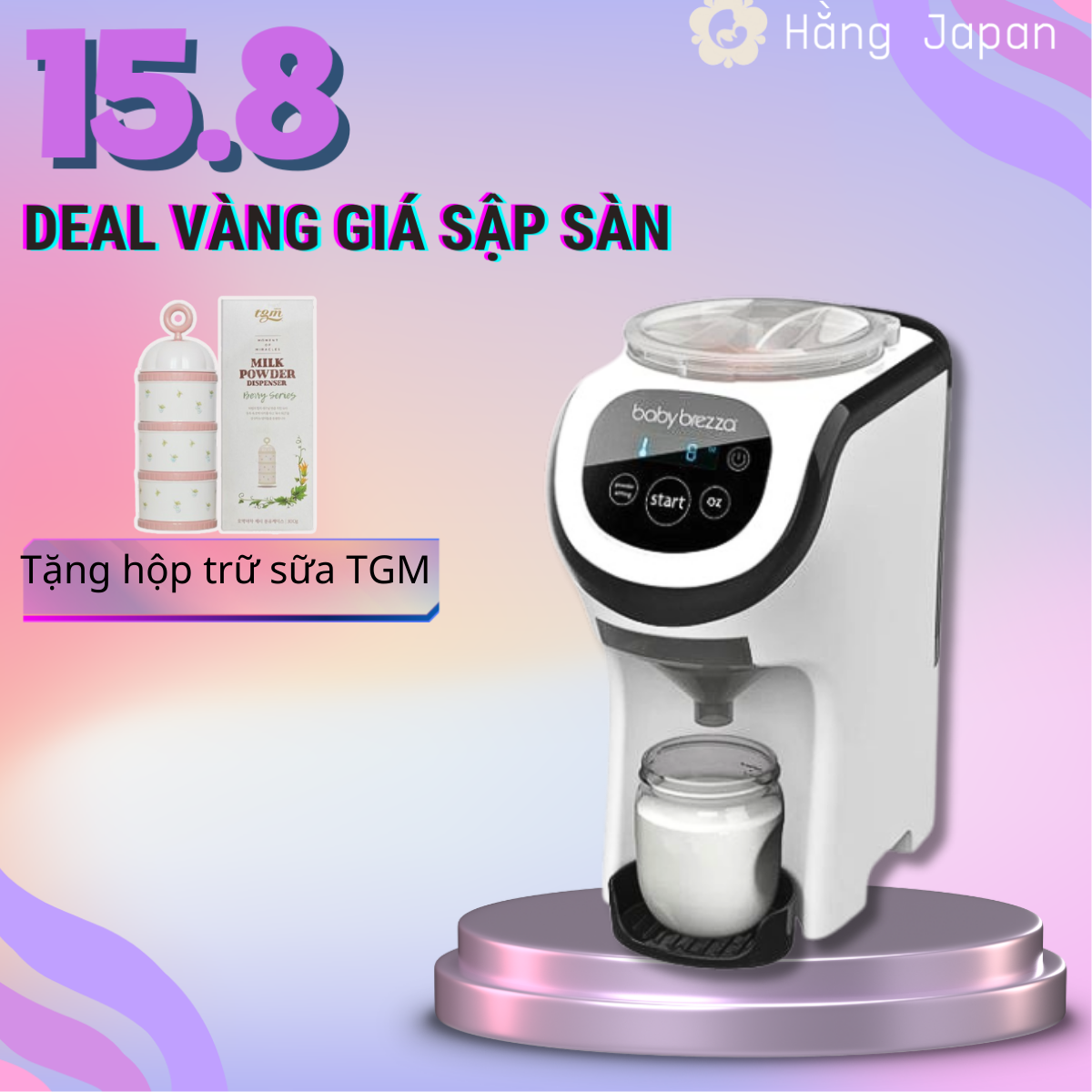 Máy pha sữa Baby Brezza Formula Pro Mini Hàng Mỹ - Bảo hành 12 tháng