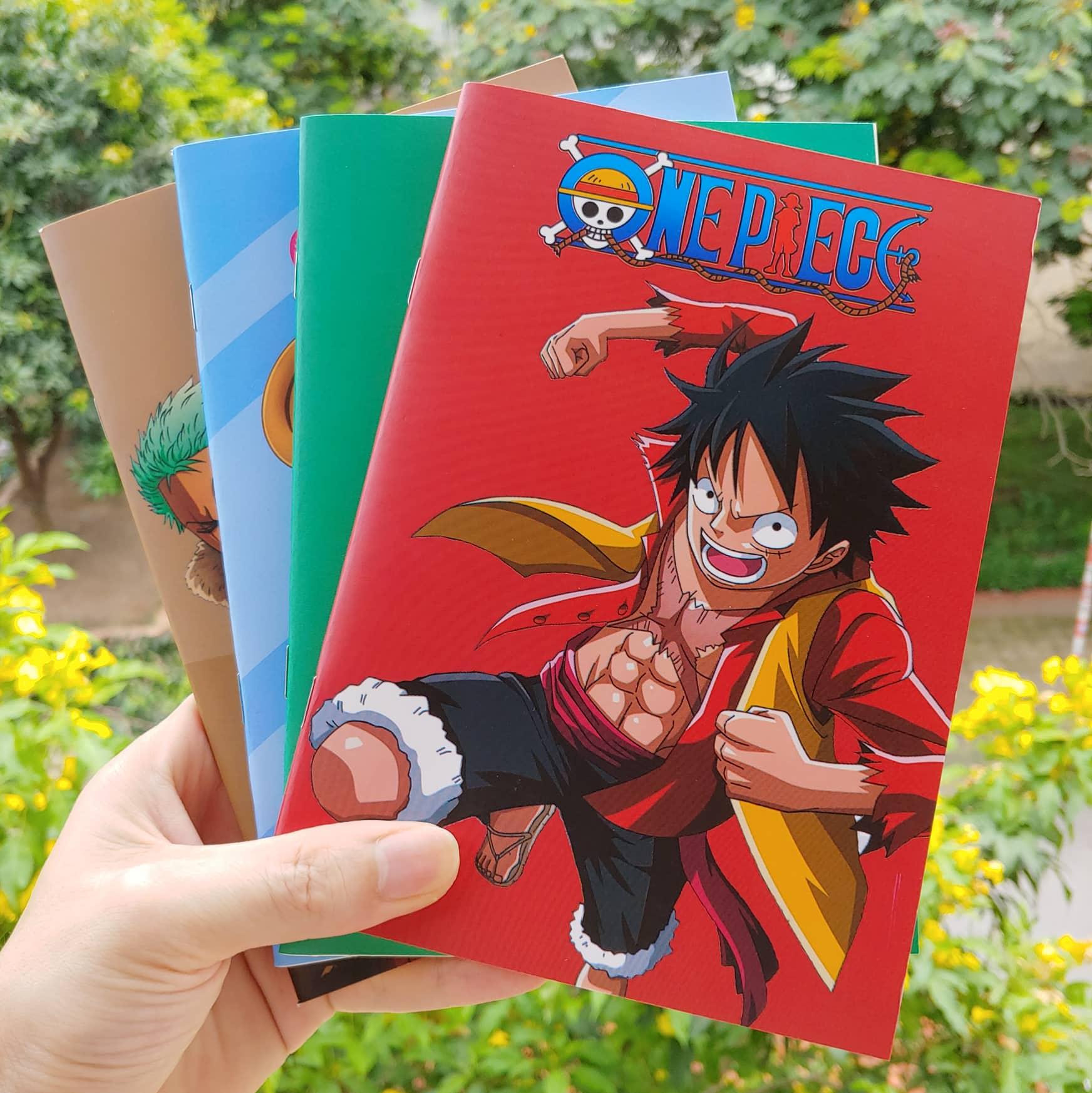 Bộ 4 quyển vở ONE PIECE khổ A5