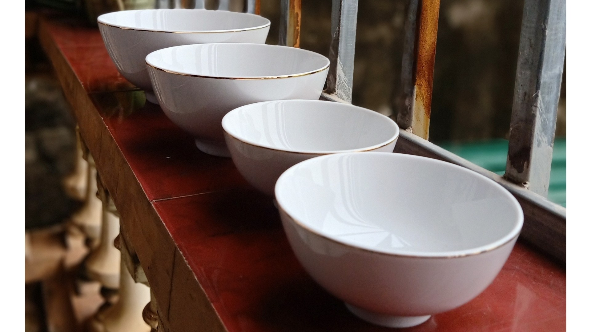 Bộ chén bát ăn cơm Sứ Minh Long 4 món