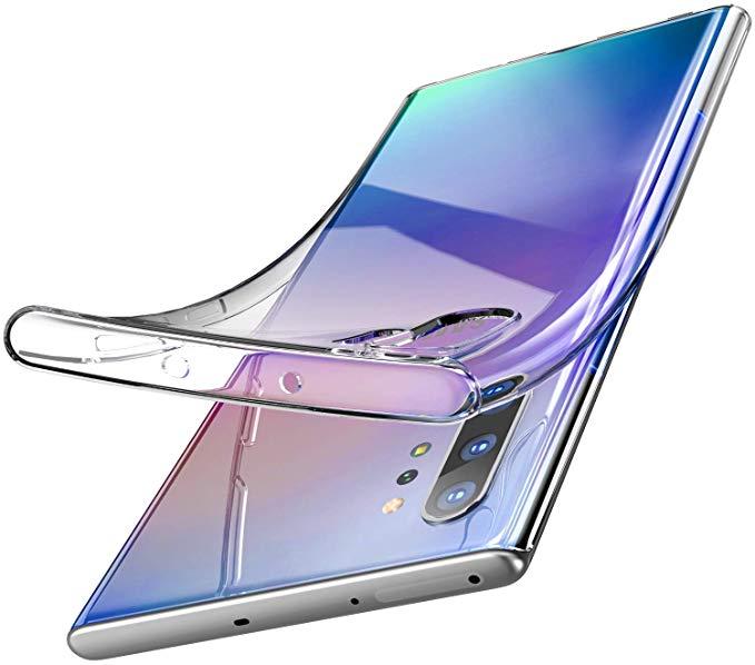 Ốp dẻo Samsung Note 10+ / Note 10 Plus (Loại đẹp, Trong suốt)