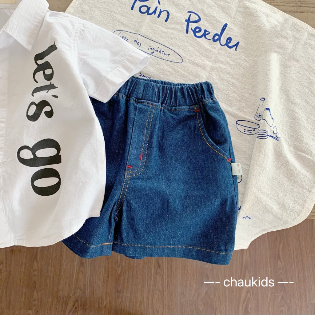 SET SƠ MI QUẦN JEAN BÉ TRAI 8-18KG(LETGO)