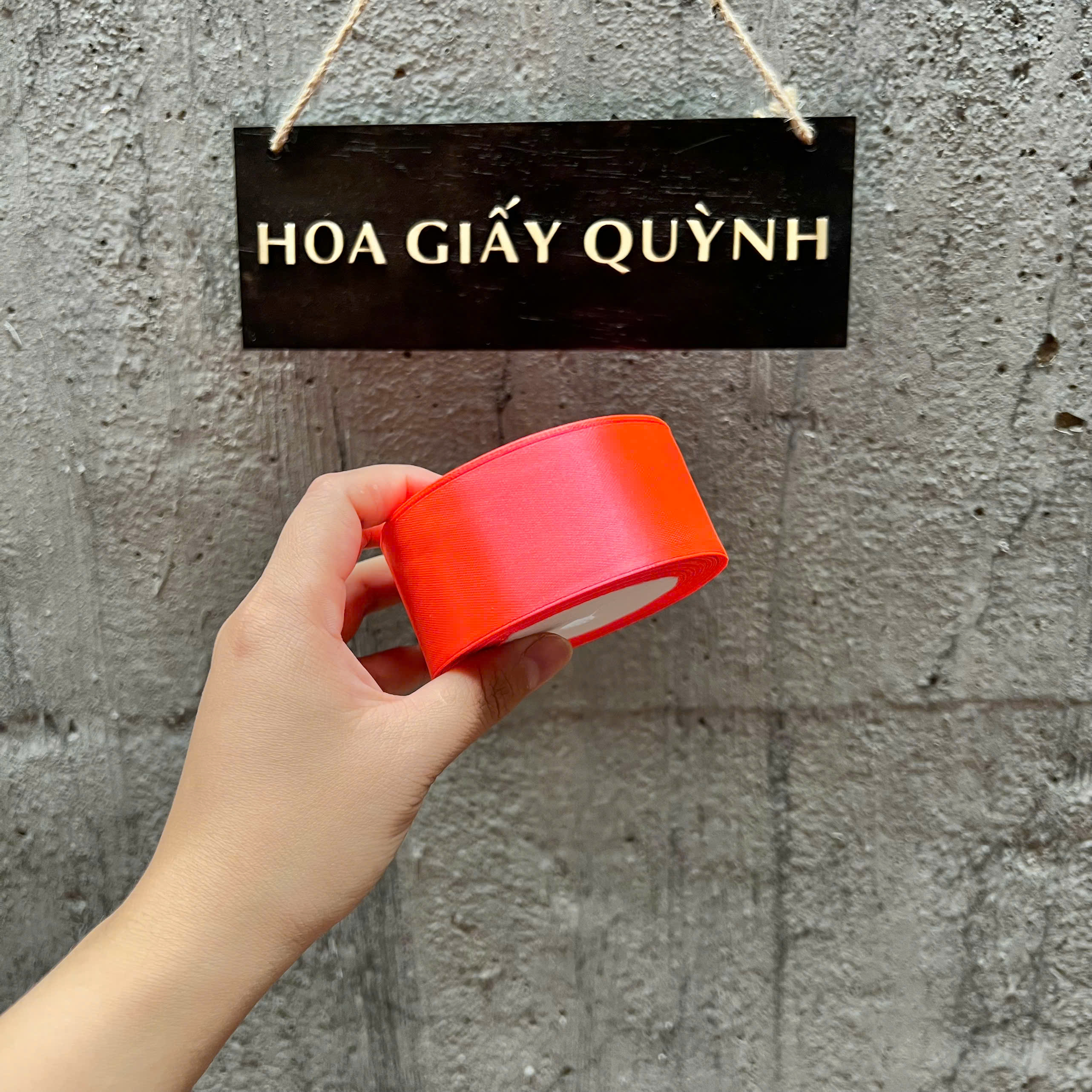 RUY BĂNG LỤA 4cm x 20m