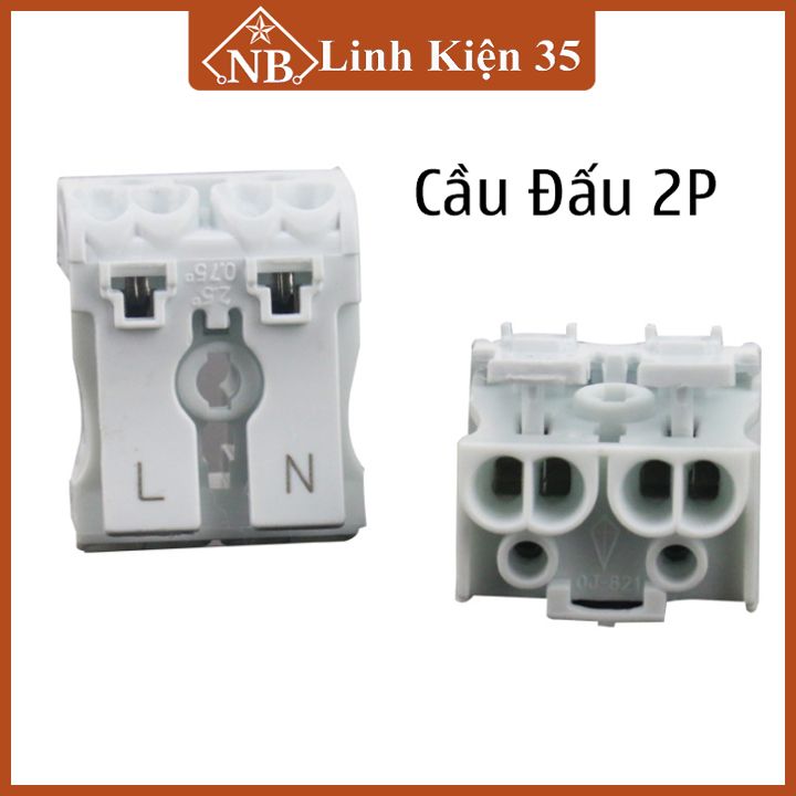 Cút nối, cầu đấu dây điện nhanh có móc 923-2p, 923-3p chia dây điện 2 pha, 3 pha
