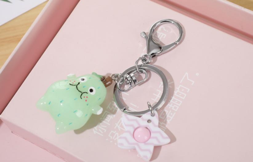 Móc khóa trái cây Acrylic dễ thương