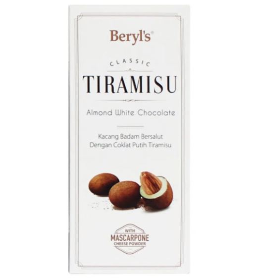 Beryl’s Tiramisu Almond White Chocolate 200g