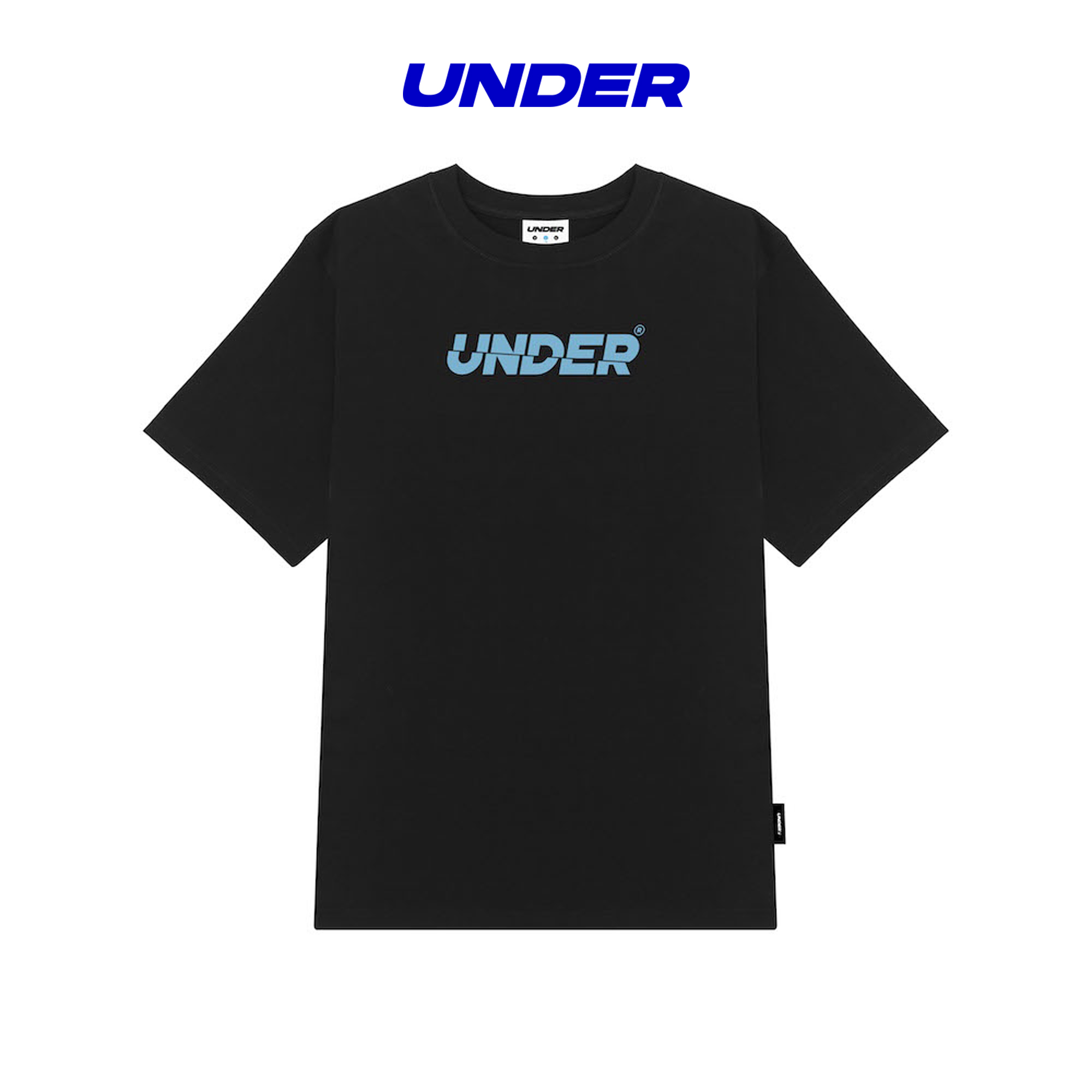 Áo thun UNDER Signature Logo Tee 2021 (Đen) - UTS007A