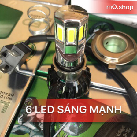 🔥ĐÈN PHA LED RTD 6 MẮT 35W SÁNG VÔ ĐỊCH 💥 KHÔNG CẦN ĐỔI ĐIỆN