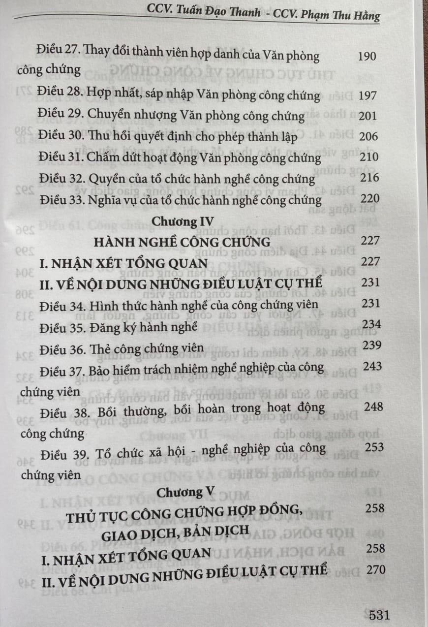 Bình Luận Bộ Luật Công Chứng 2014