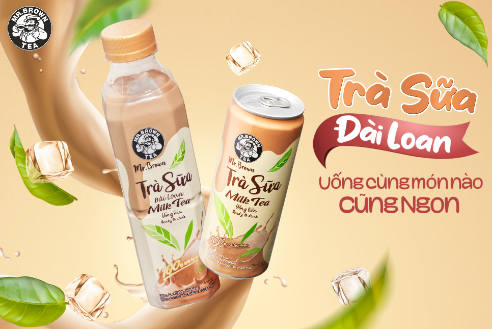 Combo 2 Trà Sữa Mr.Brown (Lon 320Ml+Chai 580ml)