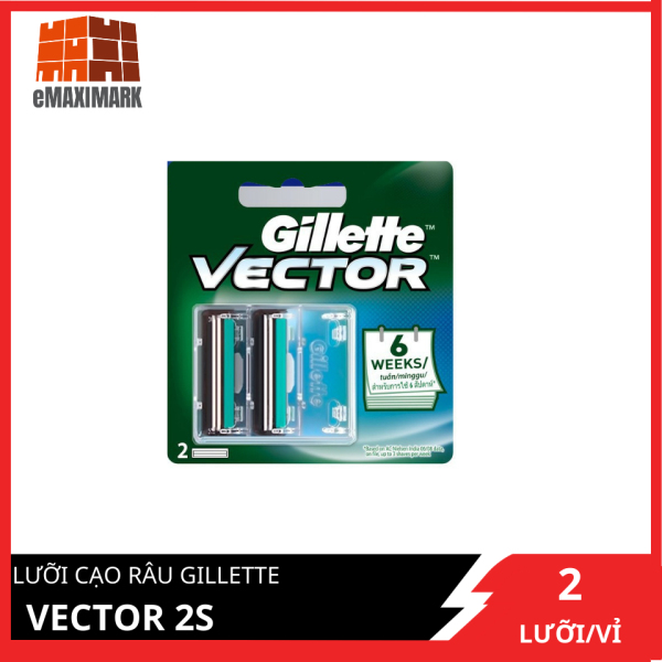 [HCM]Lưỡi dao cạo râu Gillette Vector lưỡi 2s