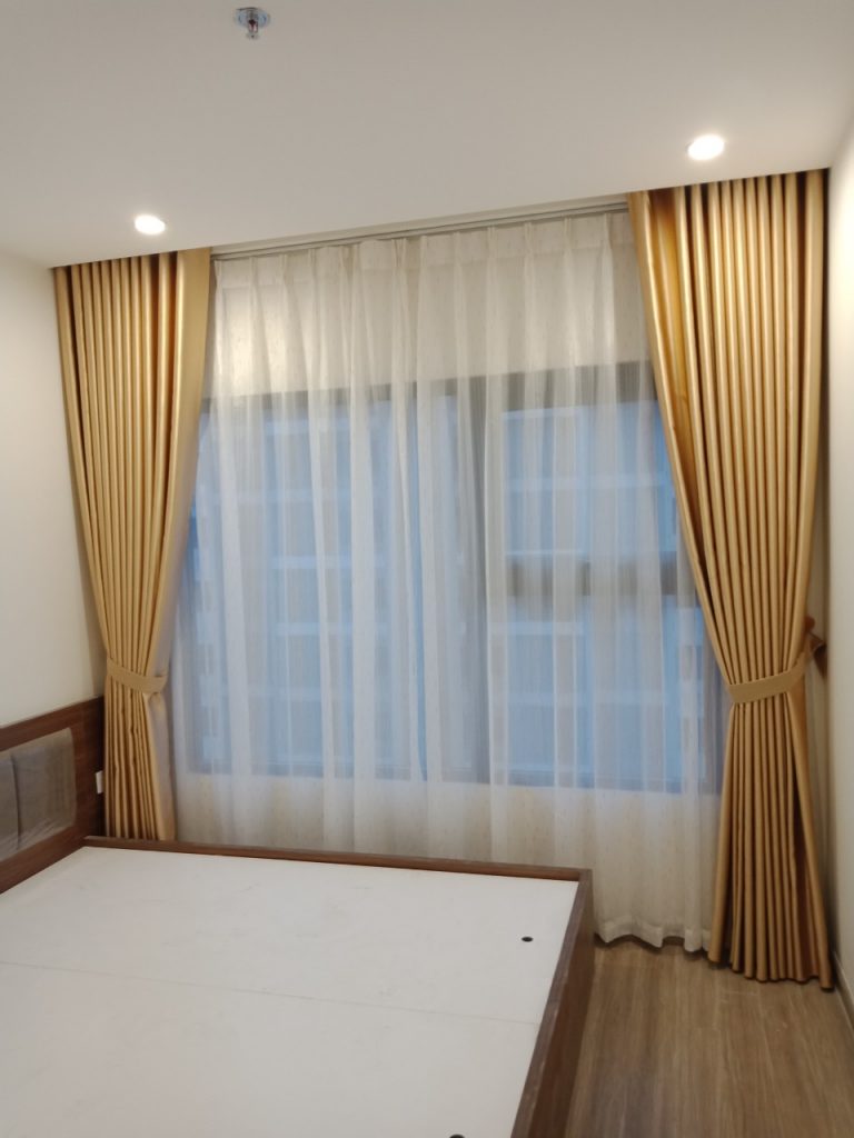 Rèm cửa màu Vàng cản nắng cao cấp