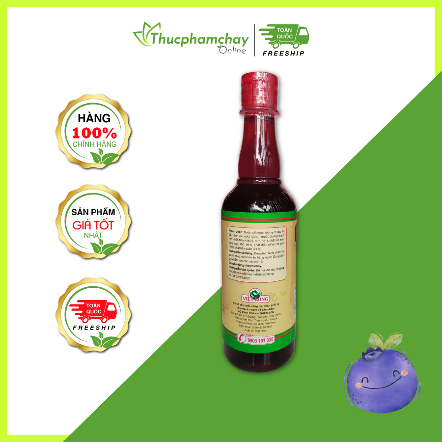 Nước Mắm Chay Lá Bồ Đề 500ml