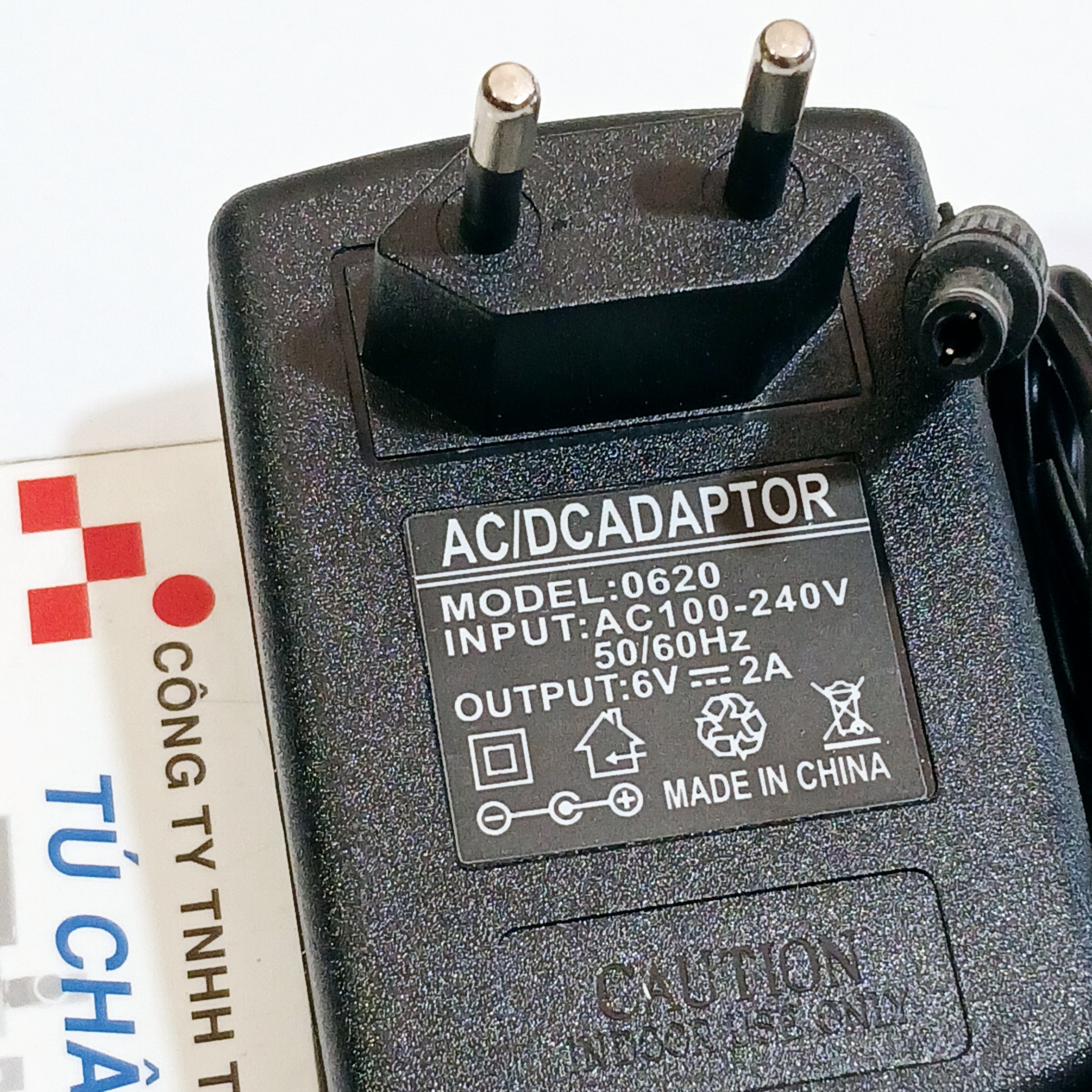 Adapter DC 6V - 2A ( Đầu cắm 5.5mm x 2.1mm)