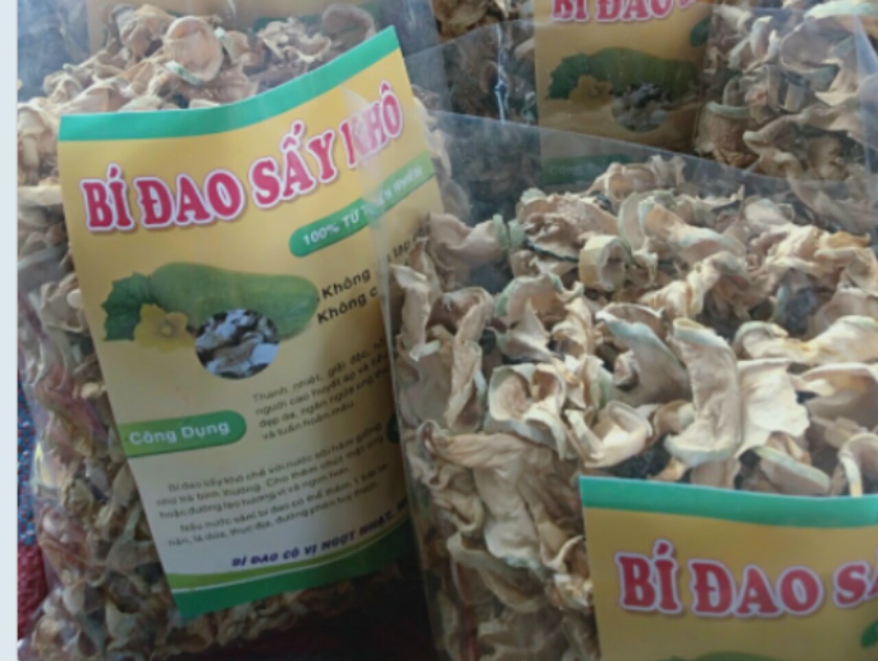 500gr Bí đao sấy khô Kon Tum