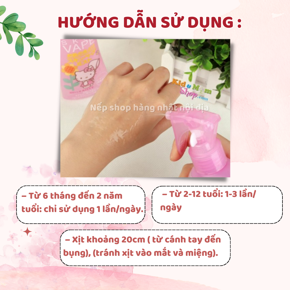 Xịt muỗi SkinVape Nhật Bản 200ml