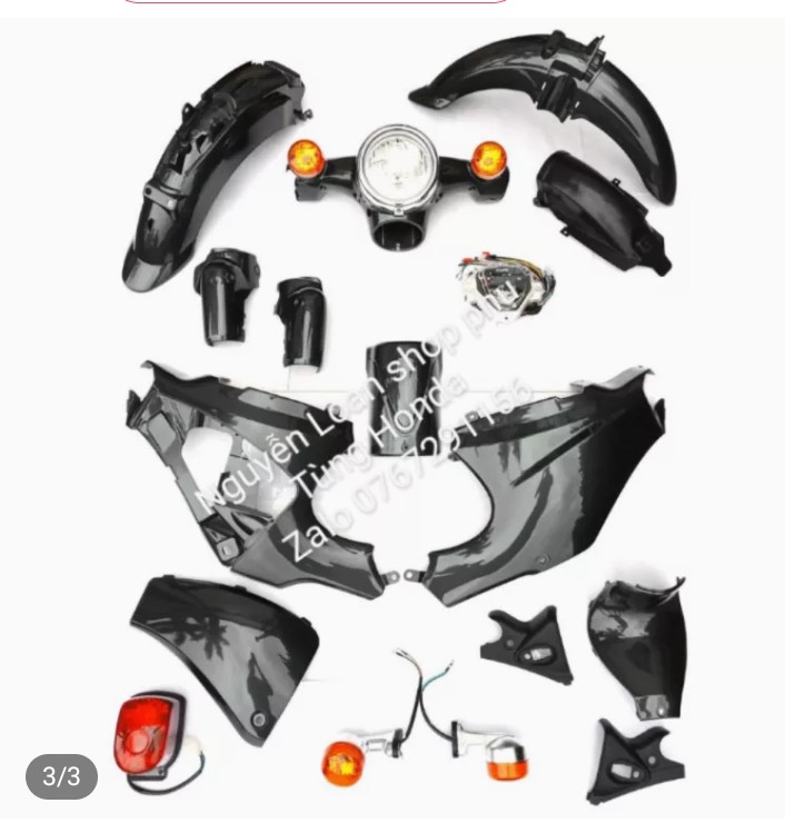 DÀN ÁO CHO XE CUB 81 ĐỚI MỚI BẰNG NHỰA UMV HÀNG C.TY TAIWAN ,CÓ ĐỦ MÀU _ LOAN RACING SHOP