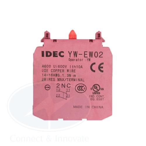 Tiếp điểm phụ Idec sử dụng cho dòng YW phi 22mm