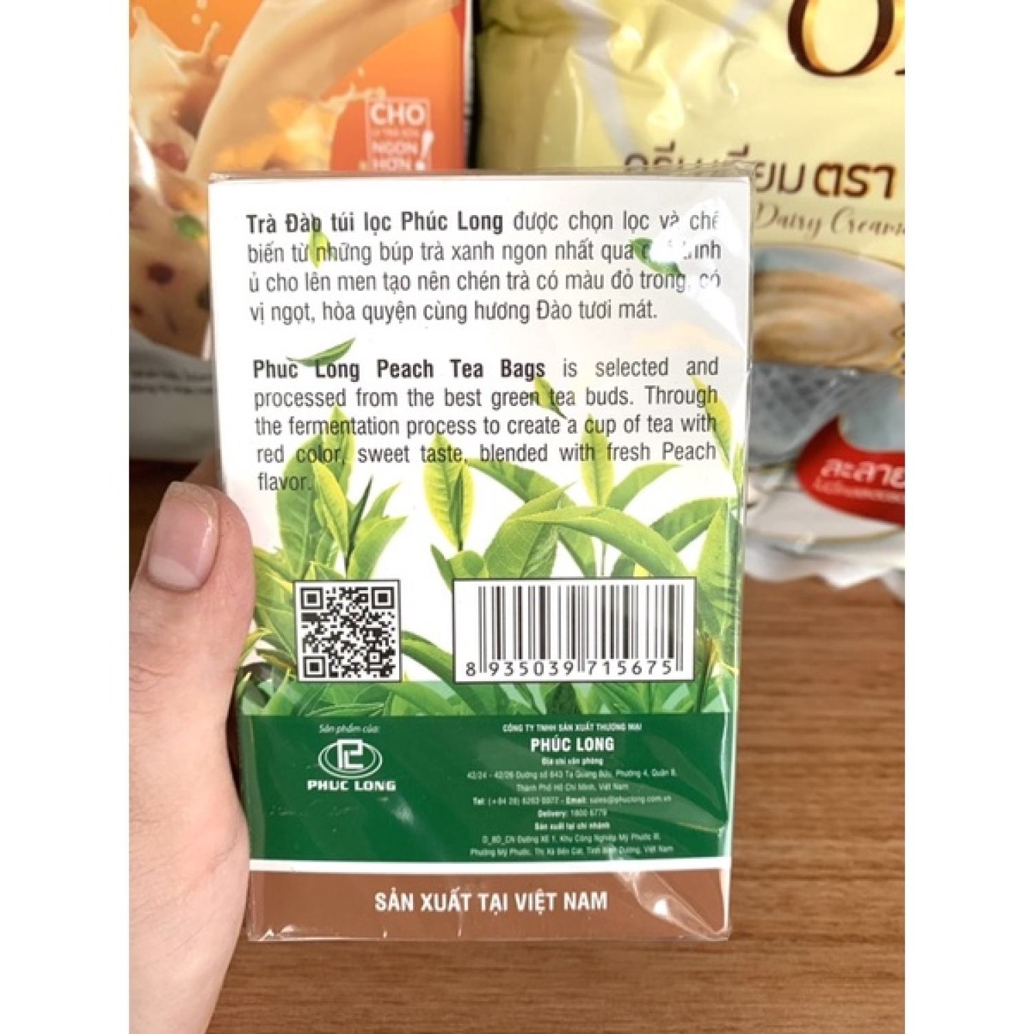 Trà Đào Phúc Long- (50gx25 gói)
