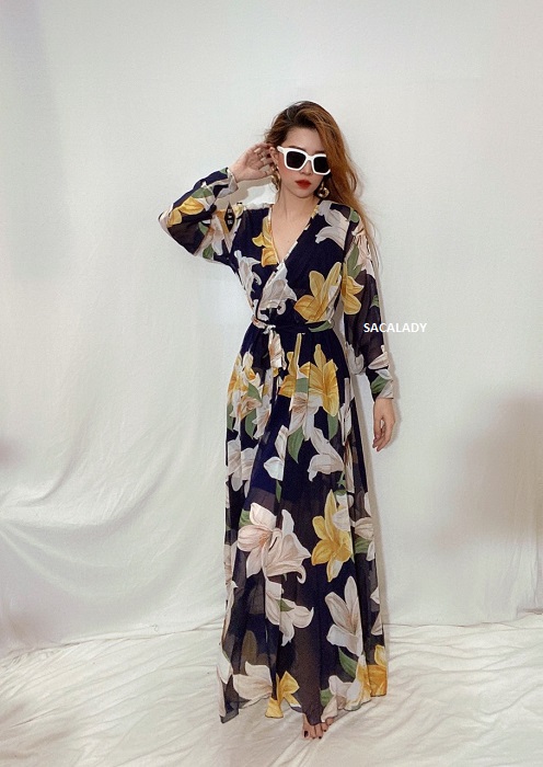 Đầm Maxi Kate And Lily Bông Vàng - 3850