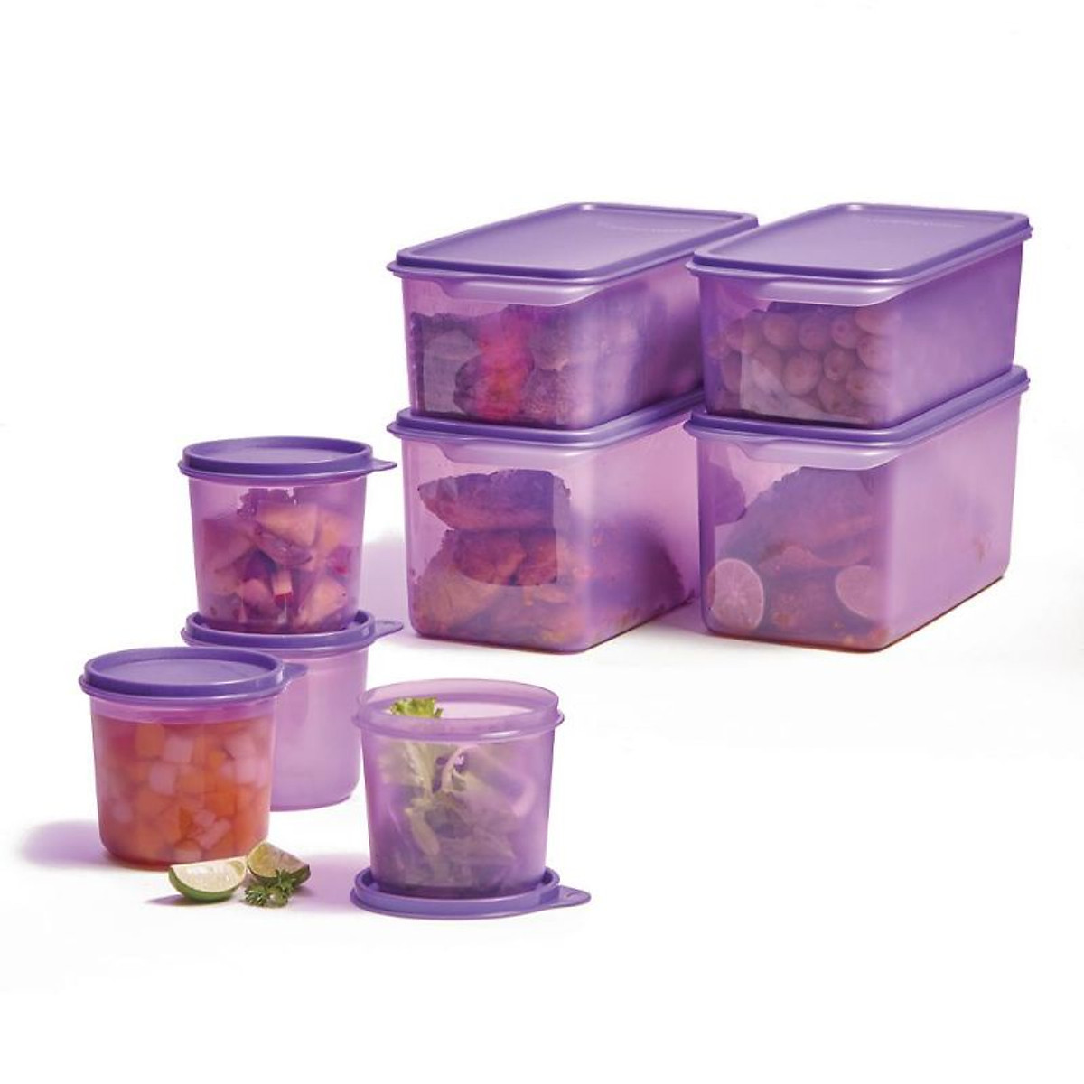 [Chính hãng] Bộ hộp Bảo quản thực phẩm Tupperware Freshness Collection (set 8)