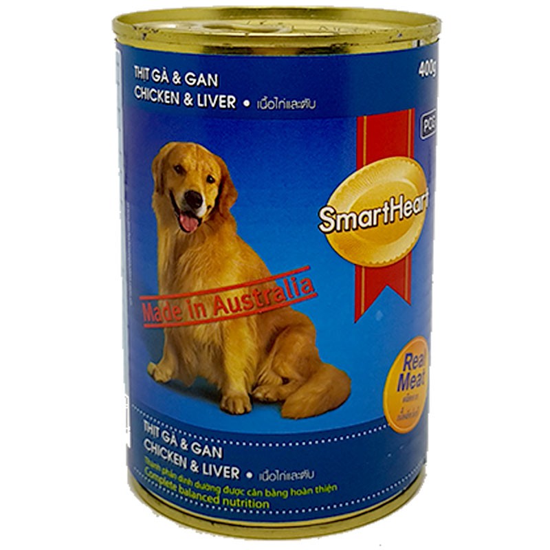 Pate lon smartheart cho chó lớn