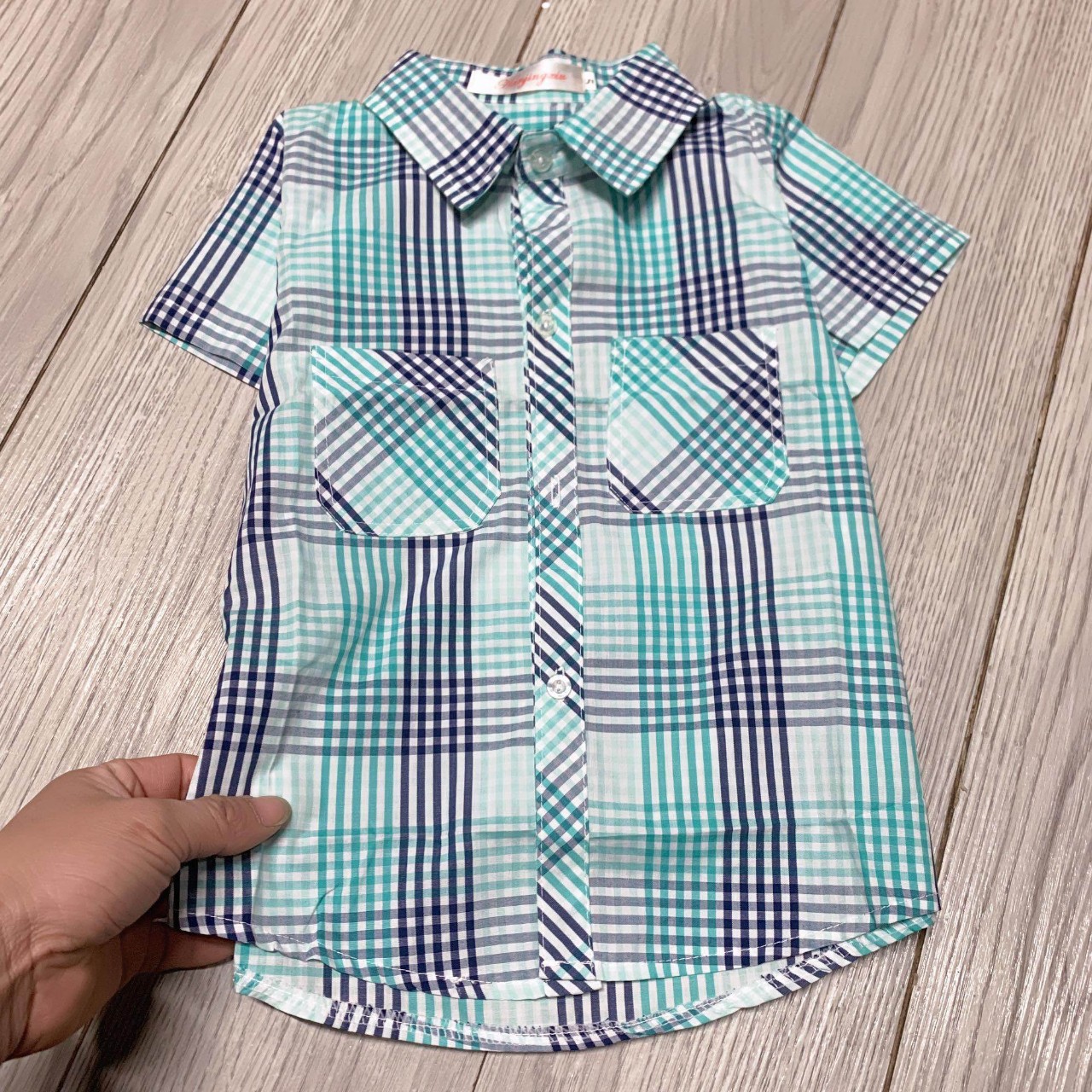 [Hoàn tiền 6%] Áo sơ mi ngắn tay cho bé trai 7-30kg