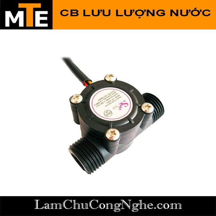 Cảm biến đo lưu lượng nước chảy S201 - Module arduino