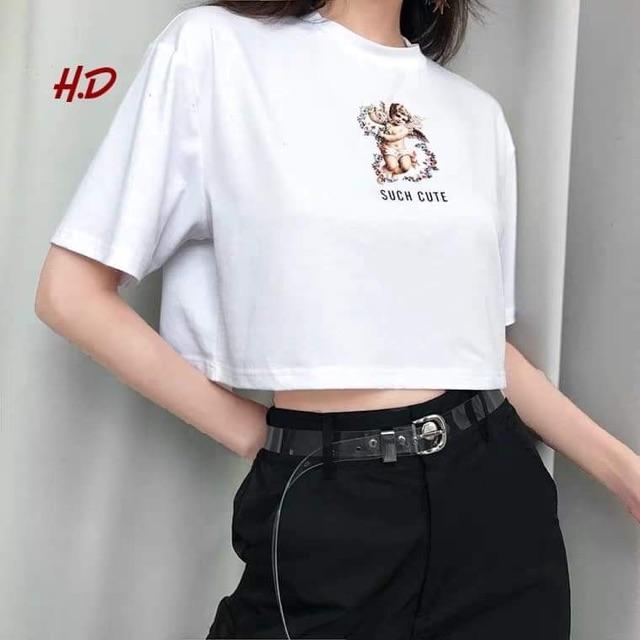 Áo croptop Such Cute ngắn tay HDA0619
