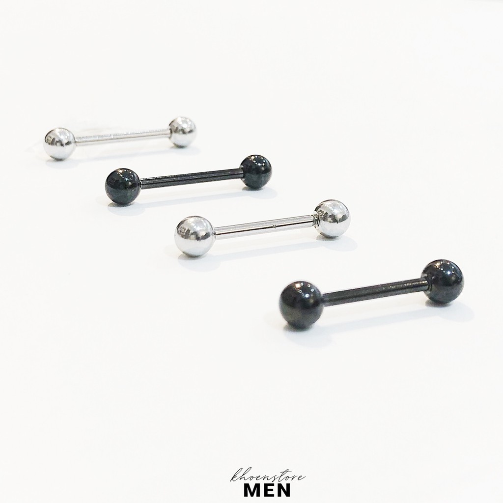 (1 Chiếc) Khuyên lưỡi basic nhiều size - Khoen Store