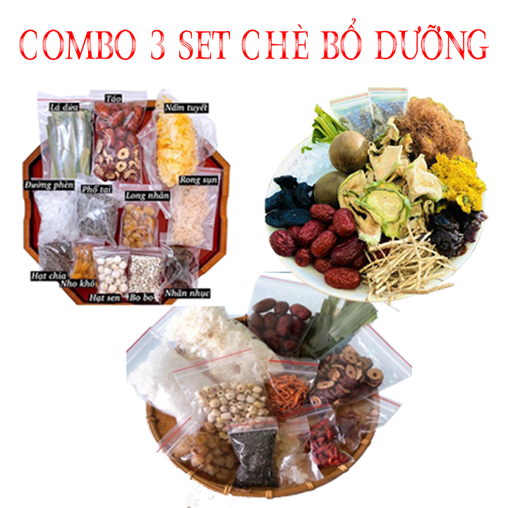 Combo 3 Bịch Chè Đặc Biệt Thơm Ngon, Bổ Dưỡng, Mỗi Bịch 400g