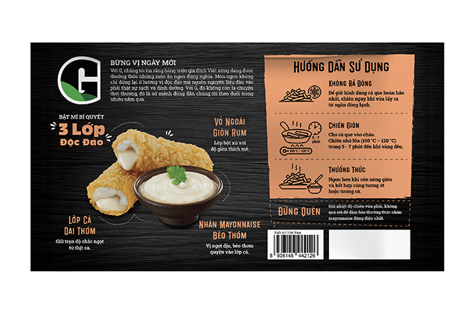 HCM - CÁ QUE GIÒN NHÂN MAYONAISE GKITCHEN 300G