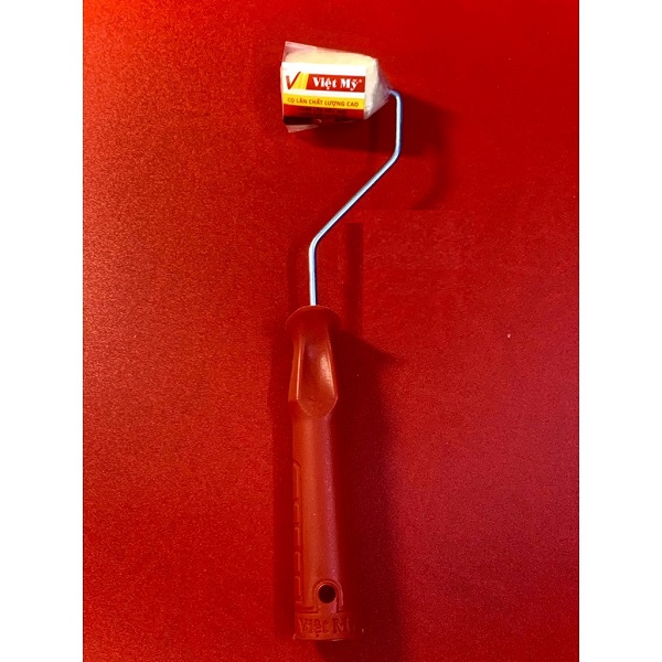 Cọ lăn sơn cán đỏ việt mỹ 3cm