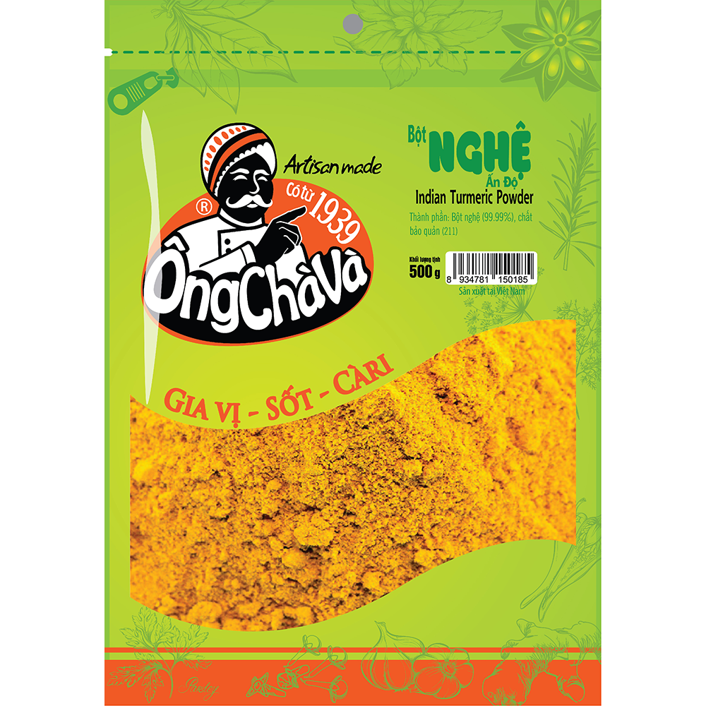 Ong Cha Va Indian Turmeric Powder 500g