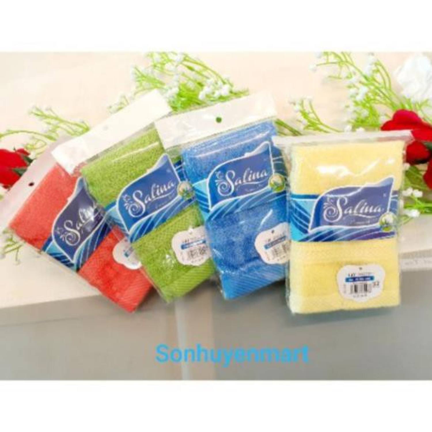 Khăn mặt cotton cao cấp Salina 28×46cm