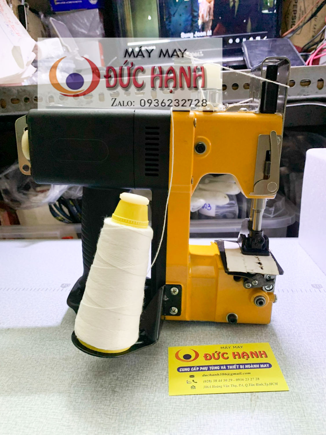 MÁY MAY BAO CẦM TAY CHẠY BẰNG PIN GK9-500
