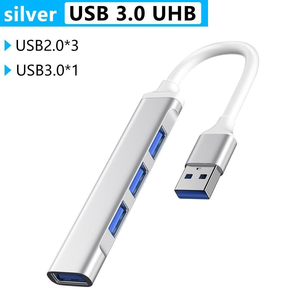 Bộ chia 4 cổng usb 3.0 type c cho laptop máy tính