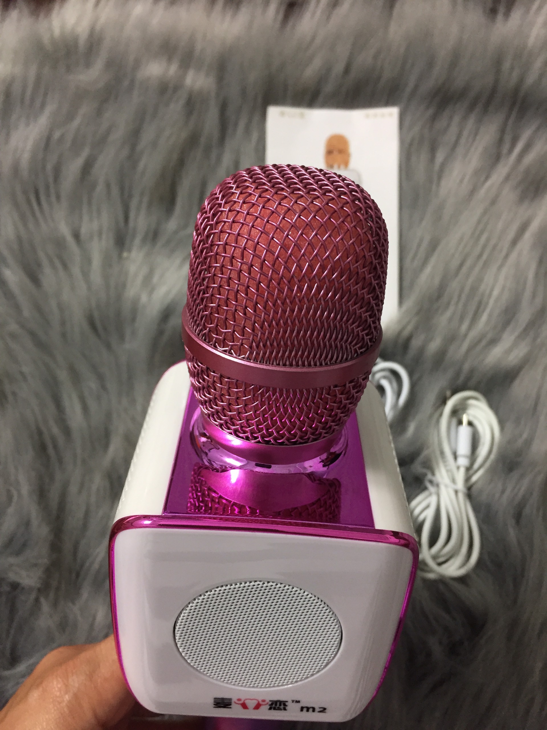 Micro karaoke kèm loa bluetooth M2
