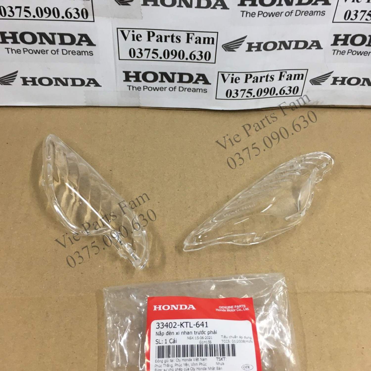 Chụp đèn xi nhan trước wave rs100, wave a100, wave s100, chính hiệu honda motor vn