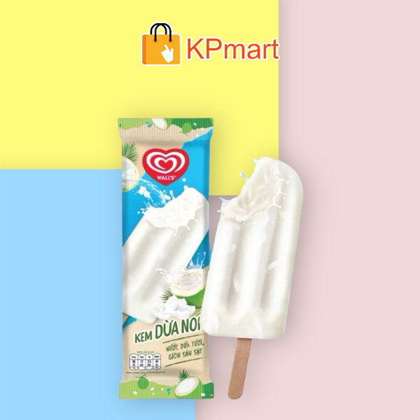 Kem dừa non Wall's Asian Delight Coconut 60ML