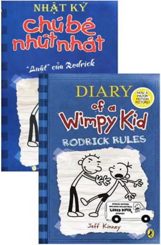 Fahasa - Combo Sách Hay Song Ngữ Diary Of A Wimpy Kid 2 - Luật Của Rodrick