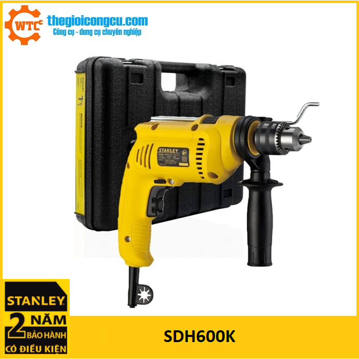 Máy khoan cầm tay 600w stanley sdh600k