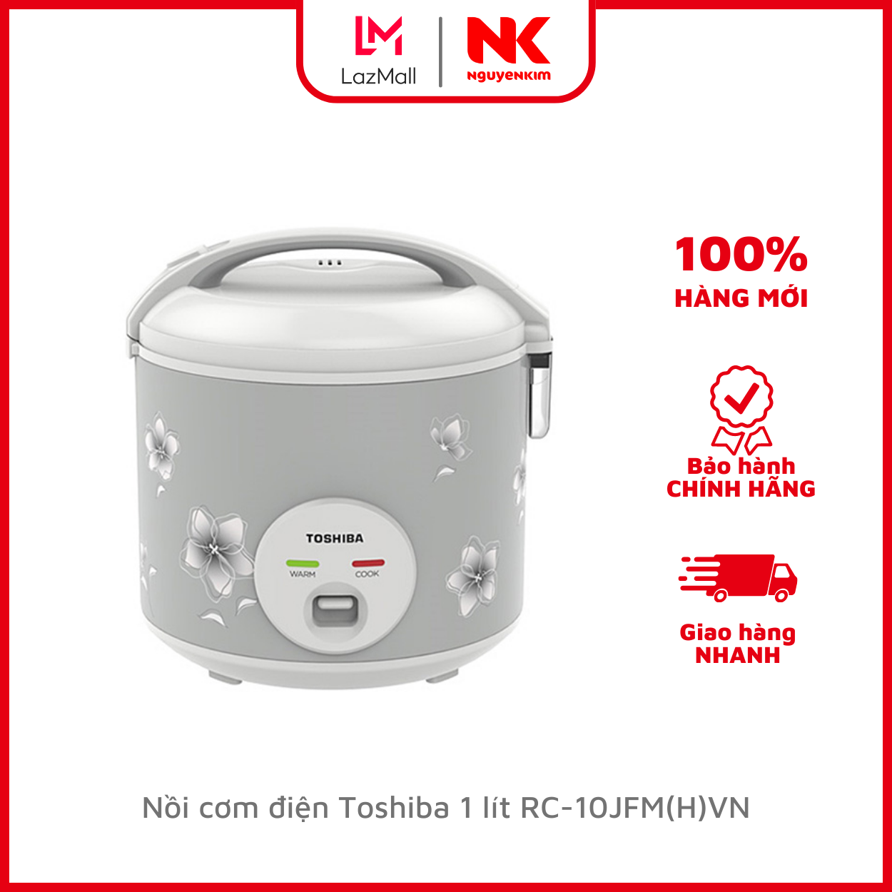 Nồi cơm điện toshiba 1 lít rc-10jfmvn