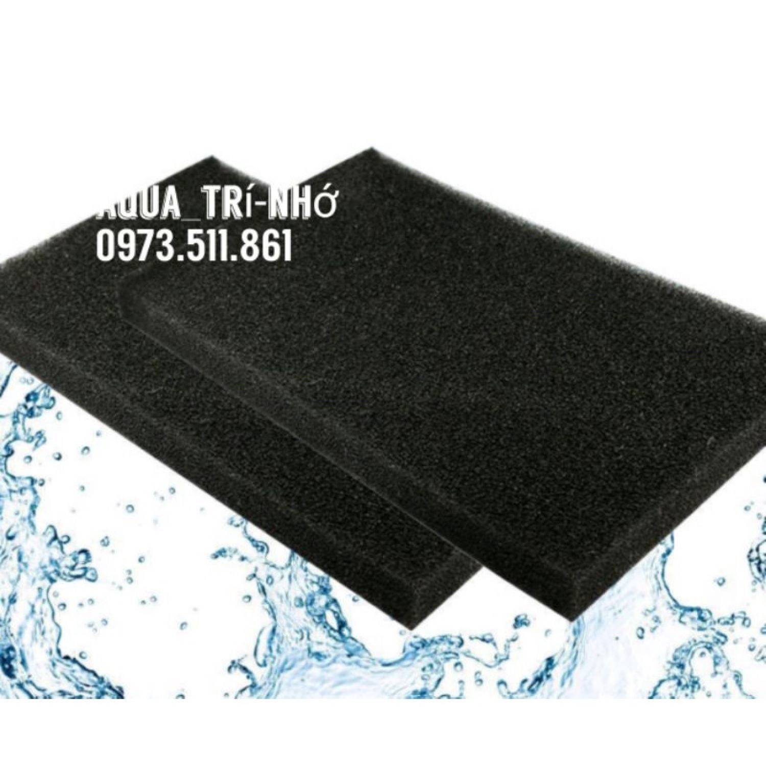TẤM MÚT ĐEN LỌC NƯỚC CHO BỂ CÁ 50x50x5