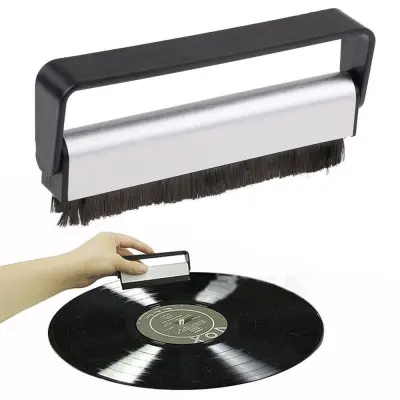 IHATZMS Useful CD/LP Record Player Phonograph CD / VCD Turntable Anti Static Vinyl Record CD Brush Dust Brush Cleaning Brush