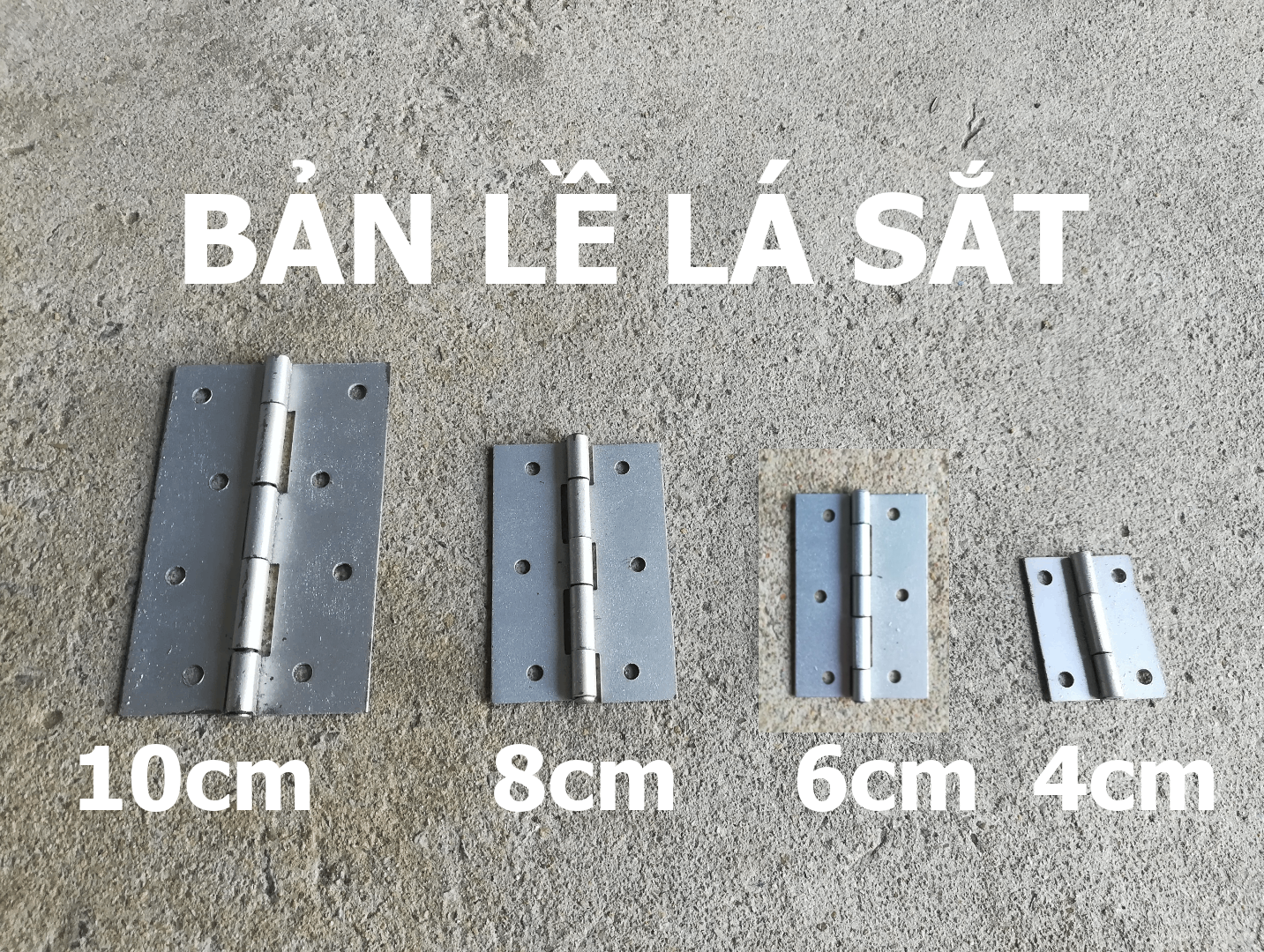 Bản Lề Lá SẮT Nhiều Kích Thước 4cm 6cm