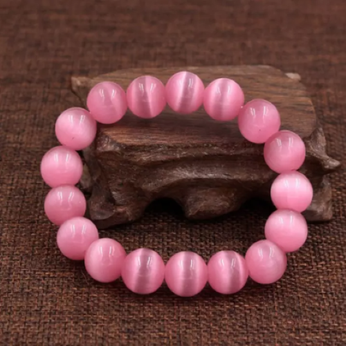 [HCM]Vòng tay đá mắt mèo 10ly -Vòng tay phong thủy mang lại bình an may mắn đủ màu- hàng bao đẹp