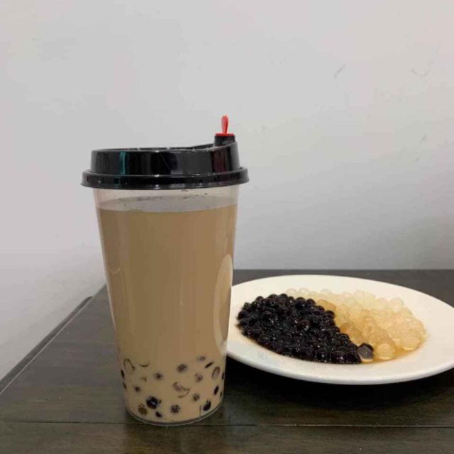 Set Hồng Trà Sữa Chân Châu Trắng ( Đen )Trà King - Set Full