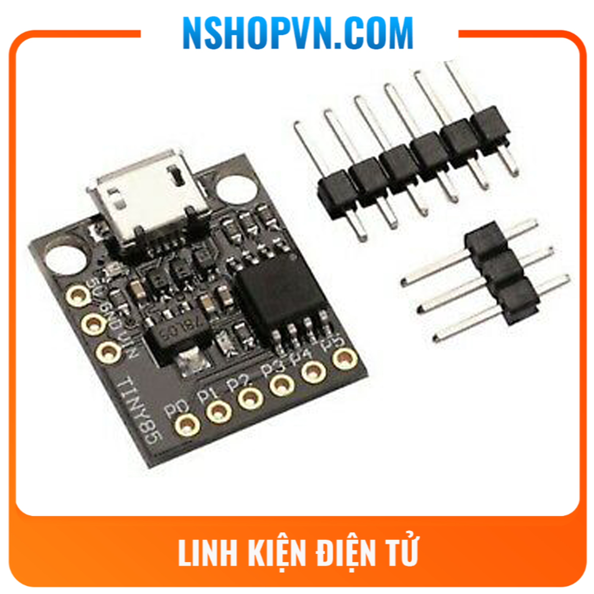 Attiny85 cổng micro usb